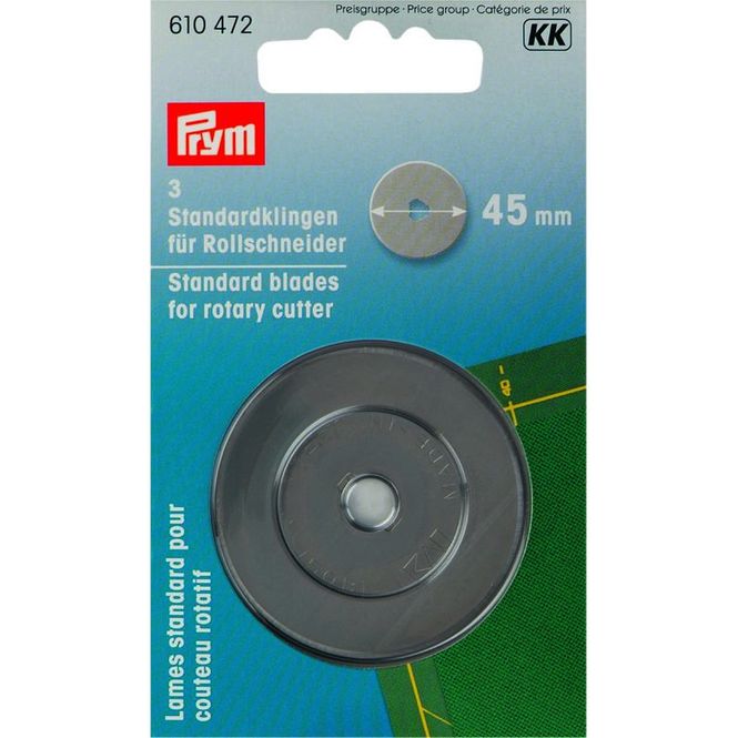 Hovedbilde Prym 3pakk 45mm ekstrablad til rullekniv 610472