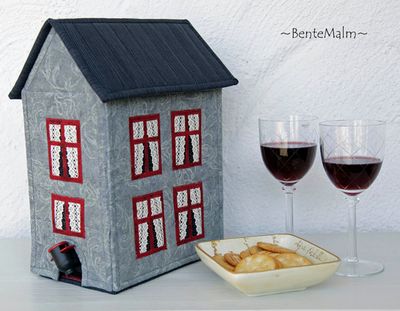 074 Bente Malm Mønster Vinhus og andre hus