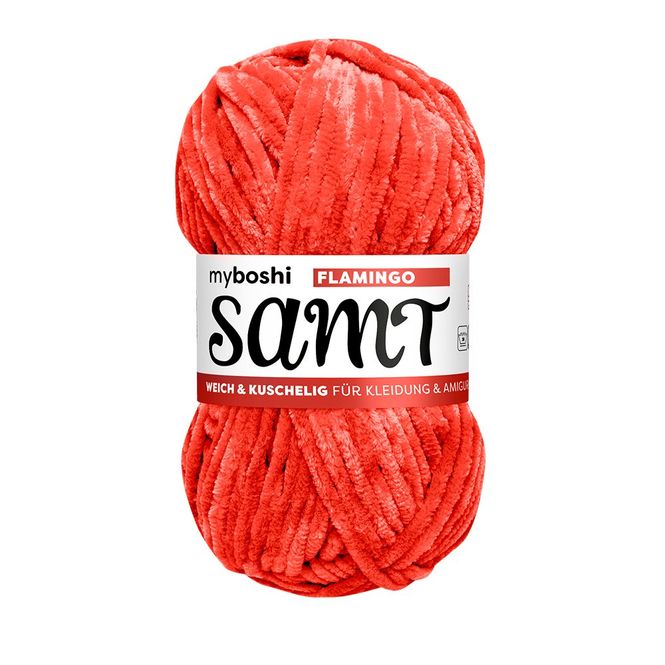 Hovedbilde Myboshi Samt Chenillegarn 100m - 831 Flamingo