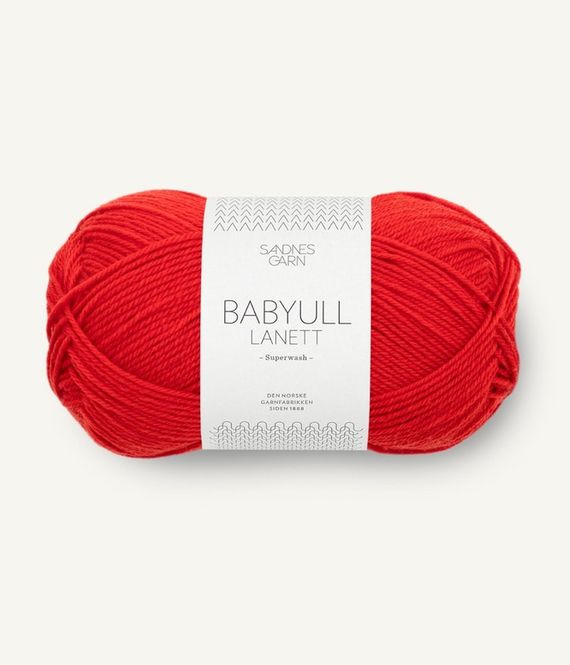 Hovedbilde 4018 Babyull Lanett Scarlet Red