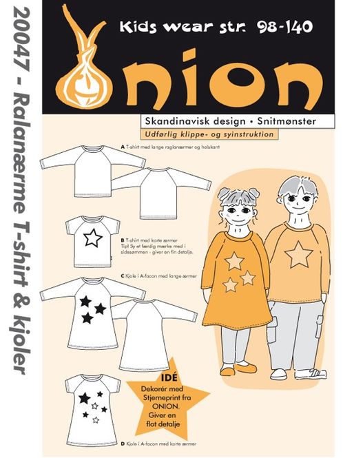Hovedbilde ONION KIDS T-SHIRT & KJOLE M RAGLANERME 20047