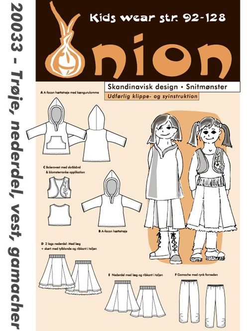 Hovedbilde ONION KIDS GENSER, SKJØRT, VEST & TIGHTS 20033