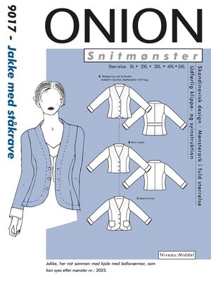 ONION PLUS, JAKKE MED STÅKRAVE 9017