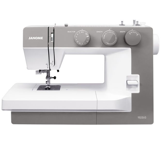 Hovedbilde Kampanje Janome 1522LG (Light Gray) inkl. trykkfotsett og mønster