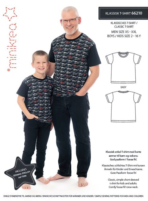 Hovedbilde Minikrea t-skjorte XS-XXL 2-16 år 66210