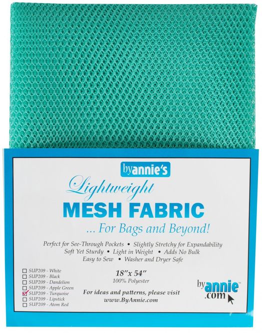 Hovedbilde By Annie's Mesh fabric SUP209 - Turkis