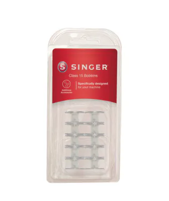 Singer underspoler BOBBIN PLASTIC 15 CLASS ROW A 10pakk