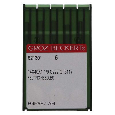 (L21) Filtenåler pfaff/husqvarna GROZ-BECKERT Felting Needles (14x40X1