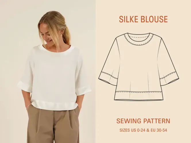 Hovedbilde Silke Blouse - Wardrobe by Me