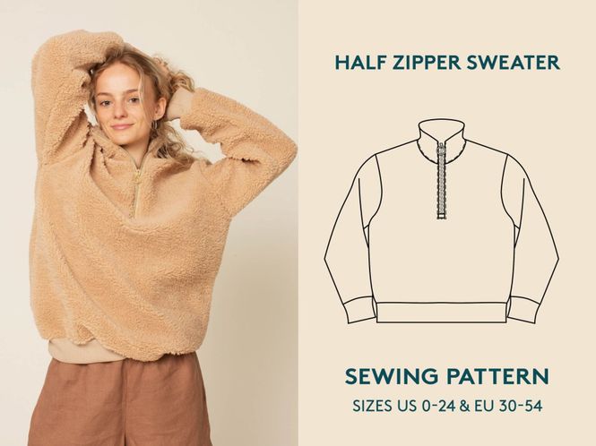 Hovedbilde Half Zipper Sweater - Wardrobe by Me