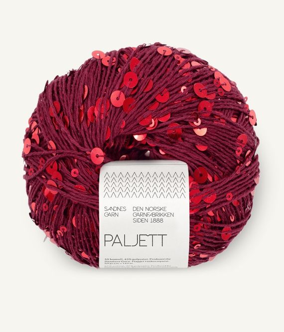 Hovedbilde Paljett Berry Glow 4370