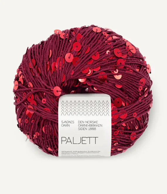 Hovedbilde Paljett Berry Glow 4370