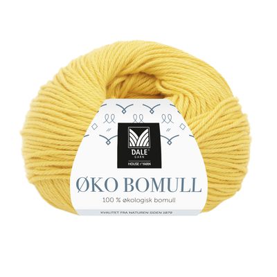 Øko Bomull - Gul Frg: 317