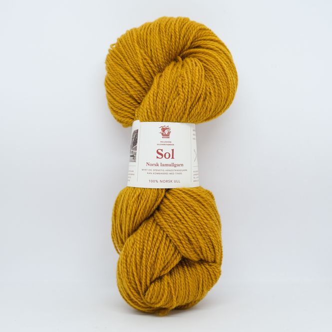 Hovedbilde Sol lamullgarn, honning 441