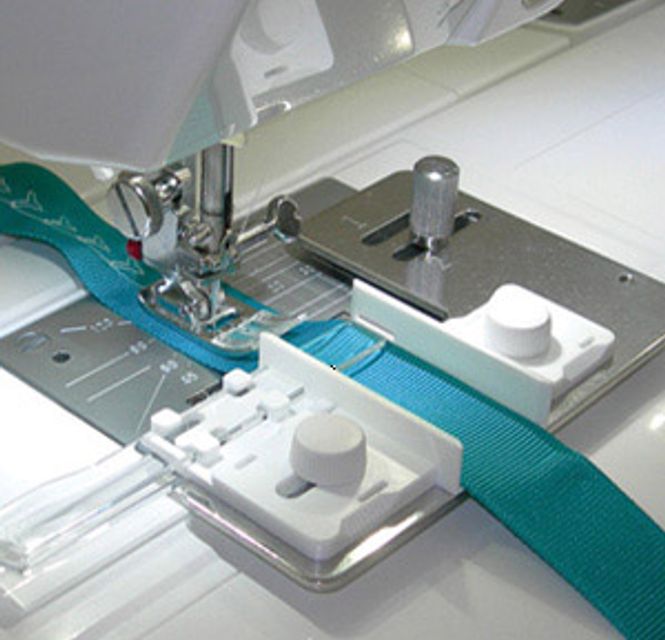 Hovedbilde (3-etg) Båndguide justerbar 2-25mm Ribbon Sewing Guide (unit)