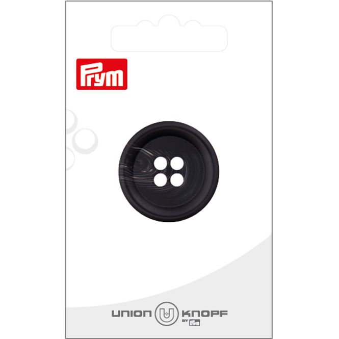 Hovedbilde Prym Knapper 451992 - 4-hull 28mm 80 Sort - 1stk