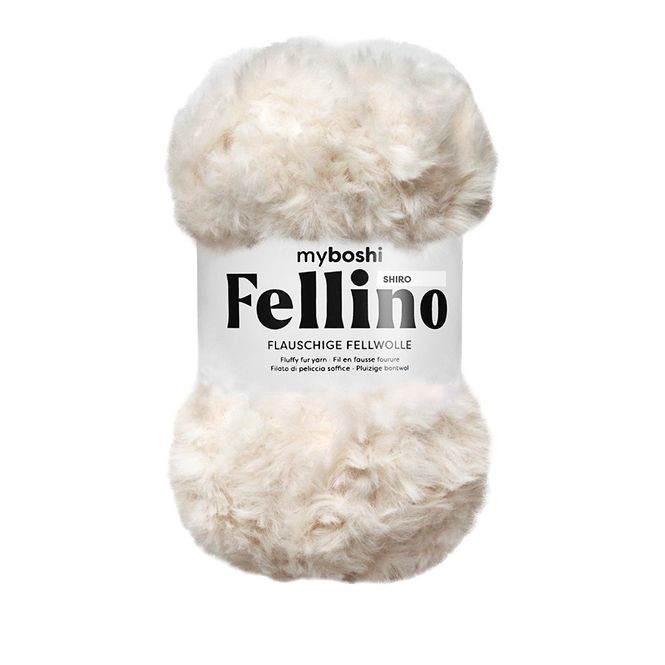 Hovedbilde Myboshi Fellino 65m - 891 Shiro Hvit