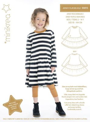 Minikrea Jersey kappekjole 92-164 33015