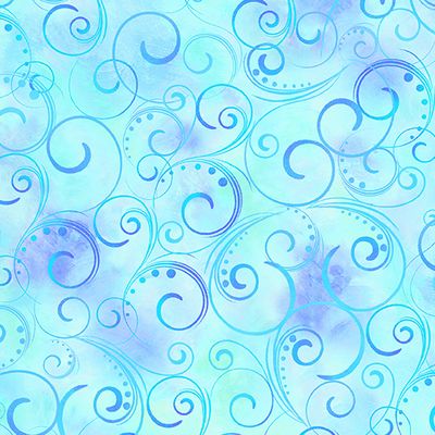 Swirling Splendor Aqua 108