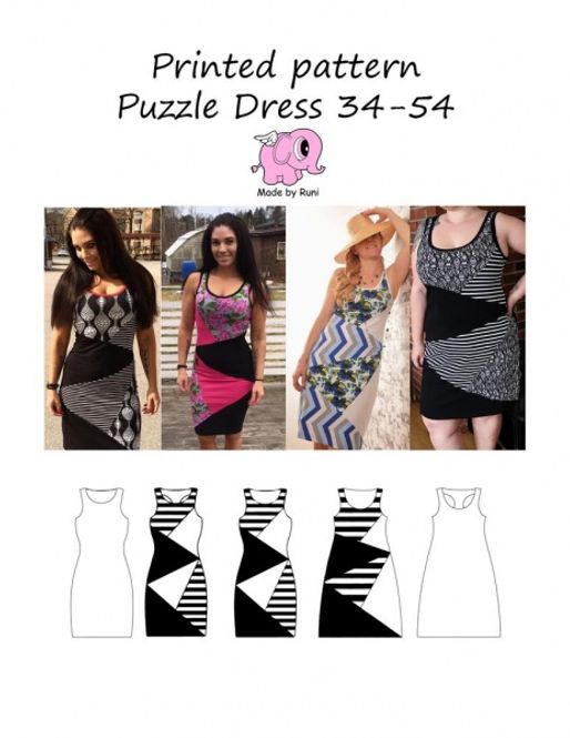 Hovedbilde Made by Runi - Puzzle Dress 34-54