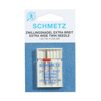Nåler Tvillingnål 100 6,0mm H ZWI 130/705 1 pak