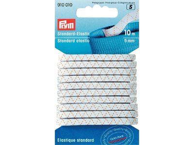 Prym standard elastikk 5mm hvit 10m 910010