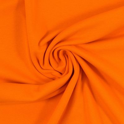 Heike Rundstrikket ribb 000424 Plain, orange