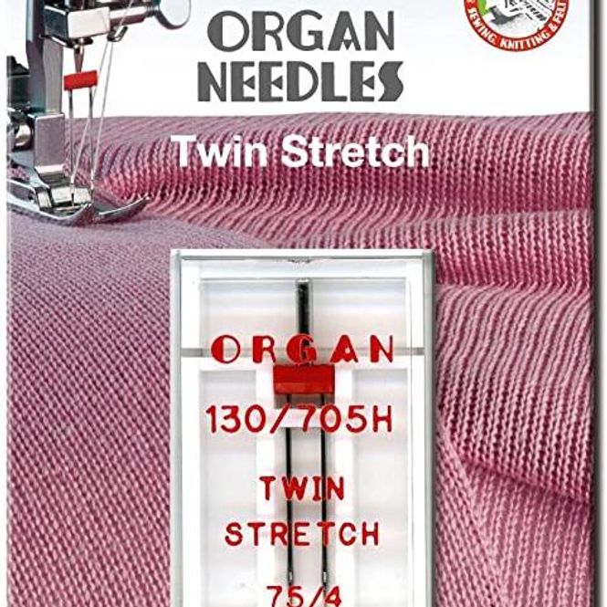 Hovedbilde Nåler Organ Tvilling Stretch 4mm 75 - 1 pk