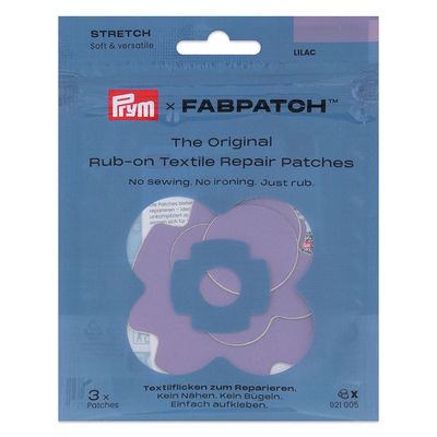 Prym x FabPatch Reparasjonslapp STRETCH - Lilla - 3stk