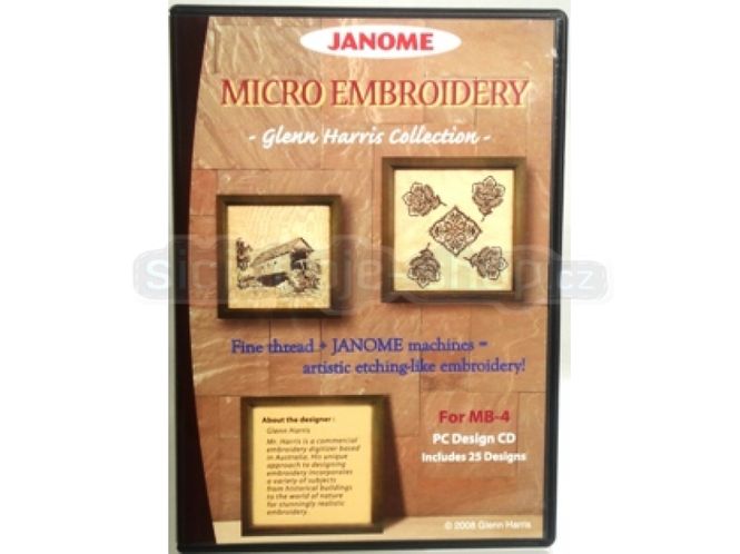 Hovedbilde (20C) Micro Brodering CD-Rom Glenn Harris Collection