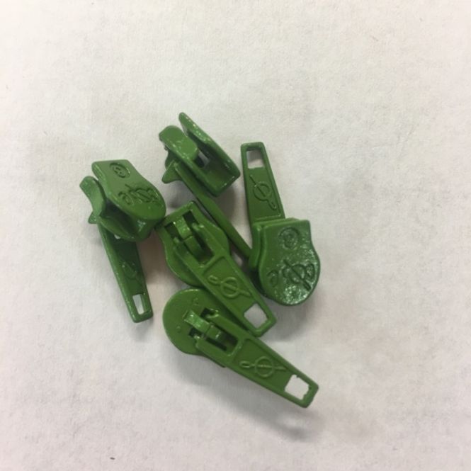 Hovedbilde Glidere 4mm - mørk grønn 5 pack pin-lock