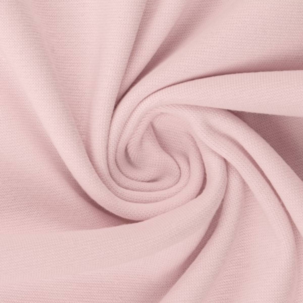 Heike Rundstrikket ribb 000432 Plain, pastel pink