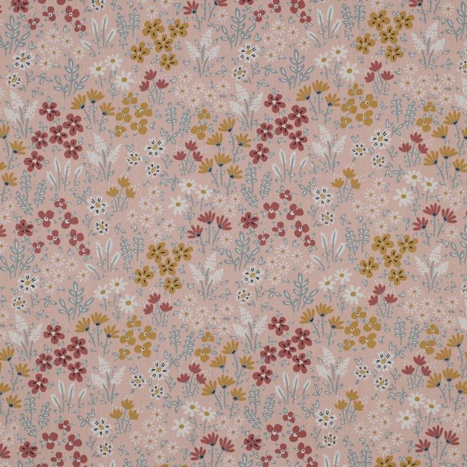 Hovedbilde Akrylbelagt bomull Flowers Powder, C5270.005