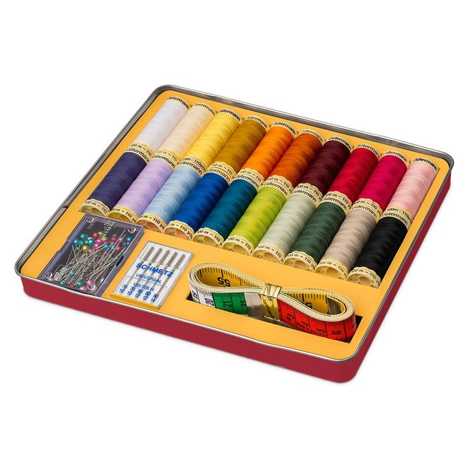 Hovedbilde Gütermann Sew-all 100m Trådsett Fashion Box 799785 – 20stk inkl symaskinnåler, knappenåler og målebånd