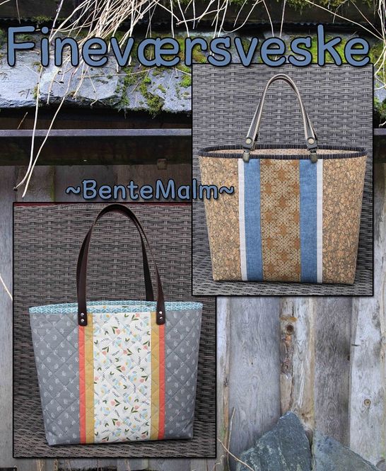 Hovedbilde 245 Bente Malm Mønster Finværsveske