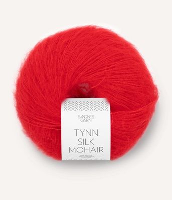 4018 Tynn Silk Mohair Scarlet Red