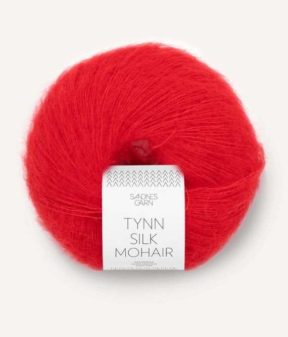 Hovedbilde 4018 Tynn Silk Mohair Scarlet Red