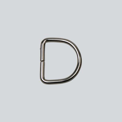 D-ring 30 mm sølv 2038-30-06