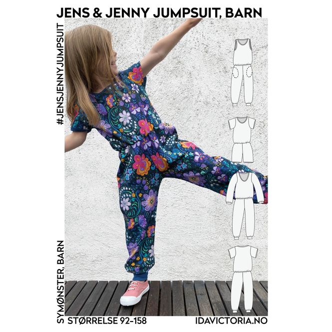 Hovedbilde JENS & JENNY JUMPSUIT, BARN 92-158