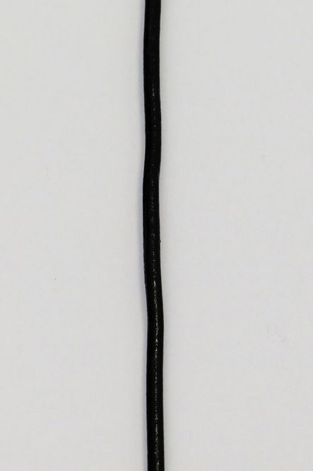 Hovedbilde Lærsnor 3mm sort