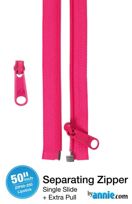 Hovedbilde By Annie Separating Zipper LIPSTICK, 50