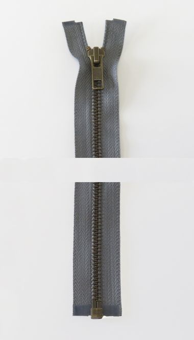 Hovedbilde YKK 6MM ALUM. DELBAR F. GRÅ 4434-65-578 65 cm