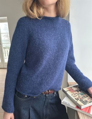 Le Knit Plain Yoke Pullover LHS-092