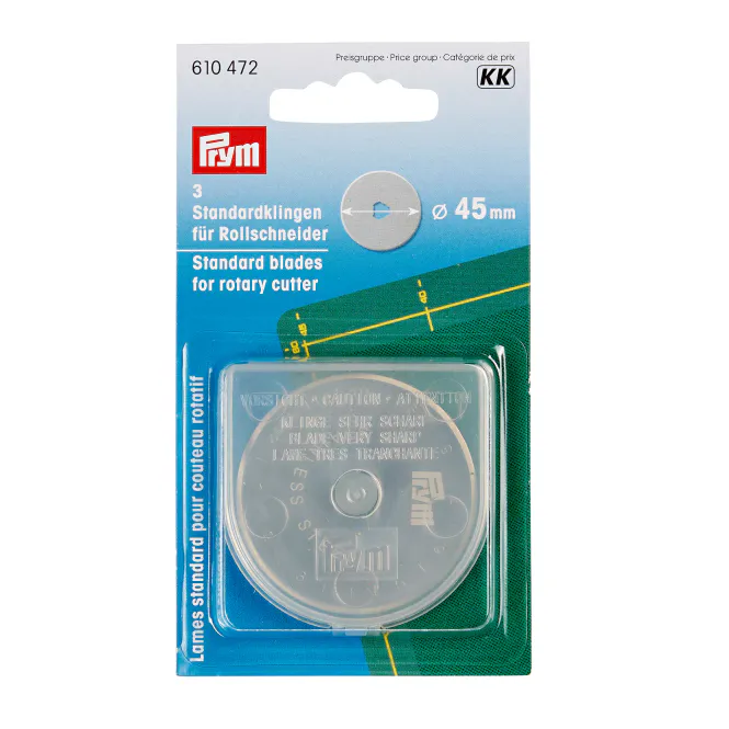 Hovedbilde Prym 3pakk 45mm ekstrablad til rullekniv 610472