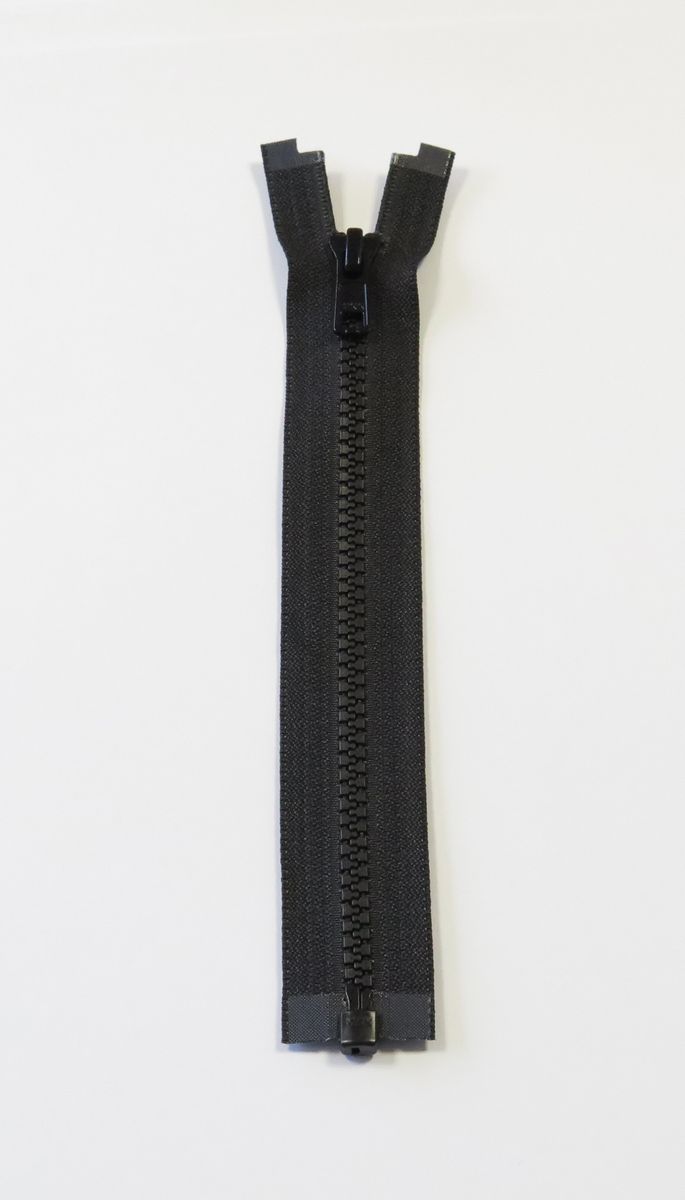 YKK 4MM USYNLIG, FAST F. SORT 18 CM