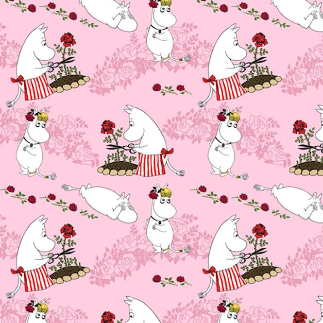 Hovedbilde Mummi/Moomin Rosegarden rosa, K70602-130D