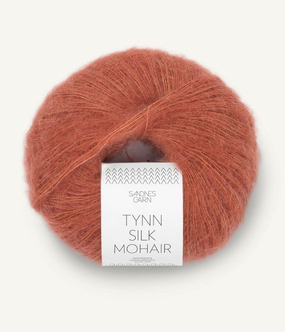 Hovedbilde 3535 Tynn Silk Mohair Lys Kobberbrun