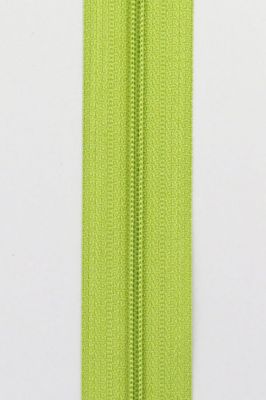 Cose Glidelås  4mm lime med 5 glidere - 2m