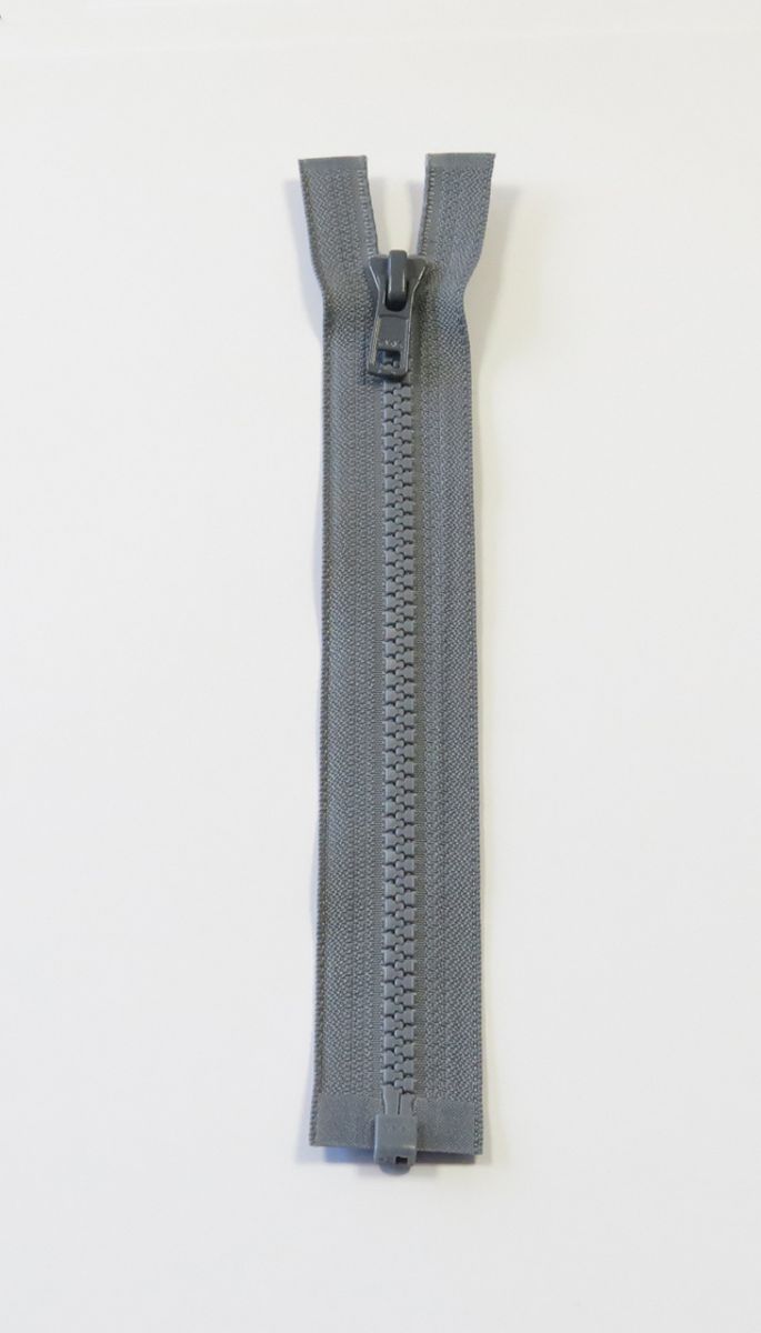 YKK 6MM VISLON, DELBAR F. GRÅ 4425-70-0578