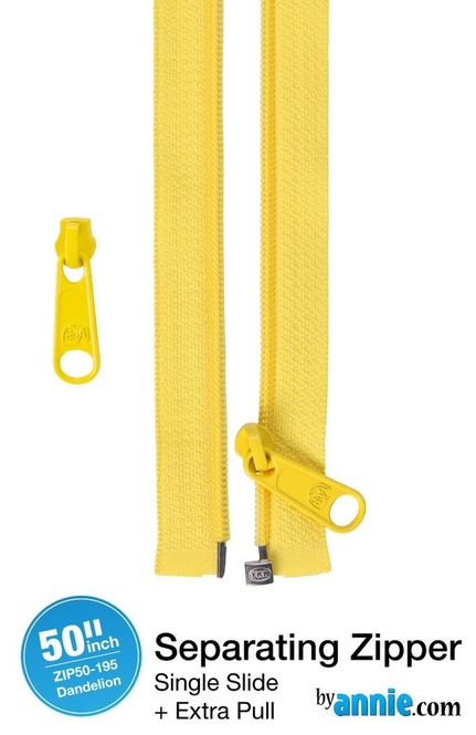Hovedbilde By Annie Separating Zipper DANDELION, 50